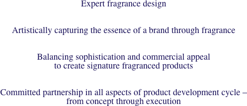 Expert fragrance design